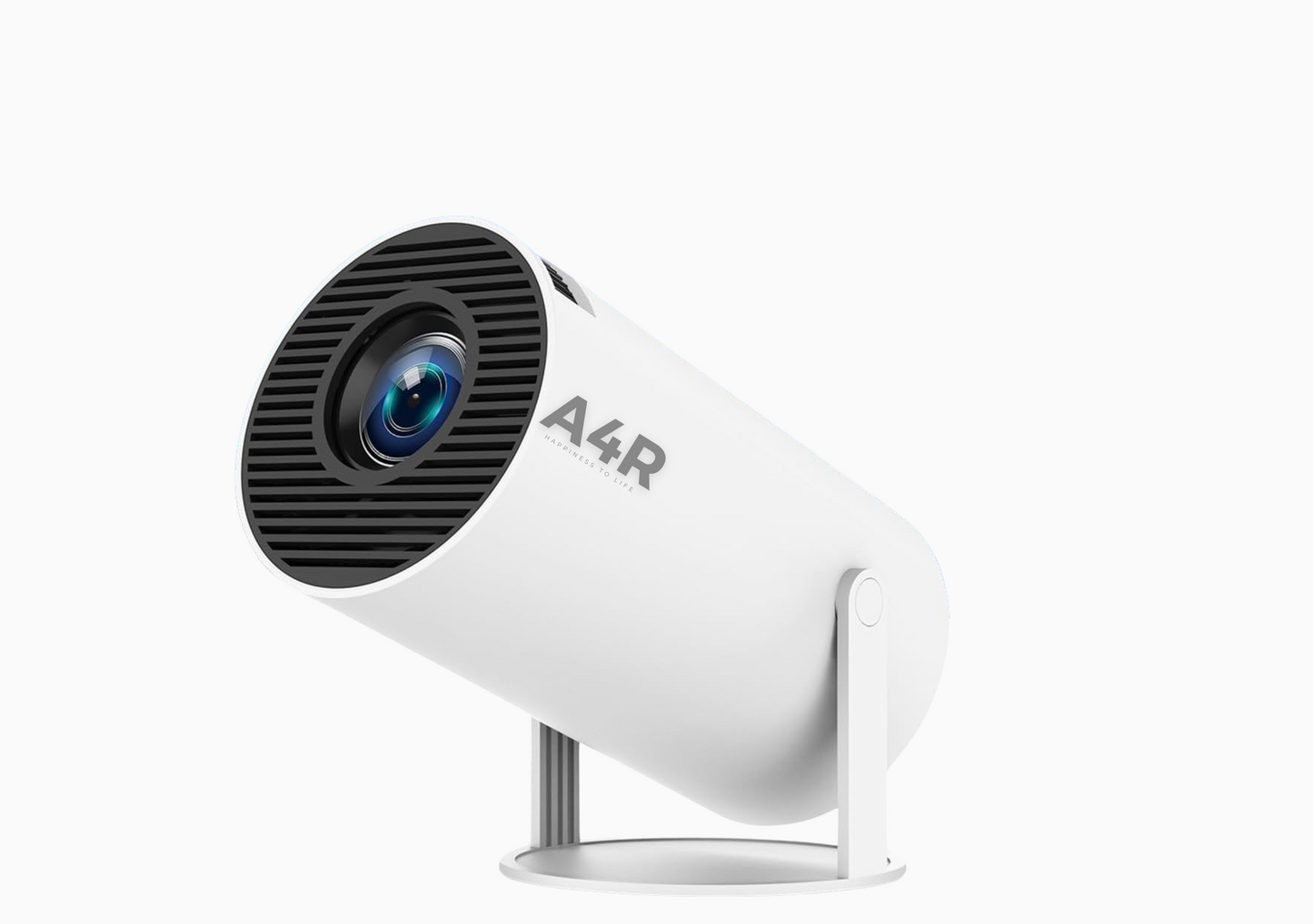 A4R Smart 4K Projector: 12000 Lumens, Native 1080P (Supports 4K), Android 13, 180° Rotation, Auto/Manual Focus, Dual-Band Wi-Fi 6, Bluetooth 5.2 - Your Ultimate Portable Movie Projector